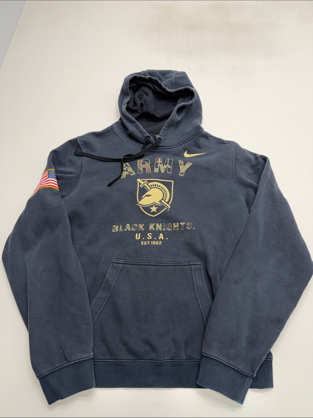 ARMY BLACK KNIGHTS / NIKE Men’s Small Black Hoodie Sweatshirt